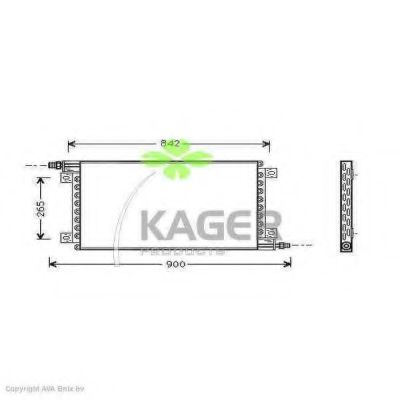 Конденсатор, кондиционер KAGER 94-5306