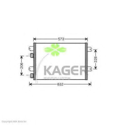 Конденсатор, кондиционер KAGER 94-5329