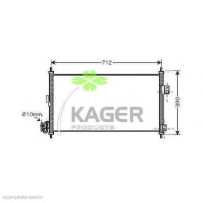 Конденсатор, кондиционер KAGER 94-5772