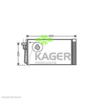 Конденсатор, кондиционер KAGER 94-5799