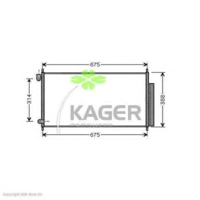 Конденсатор, кондиционер KAGER 94-5825