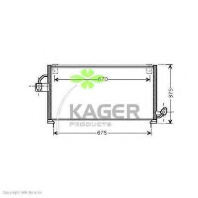 Конденсатор, кондиционер KAGER 94-5994