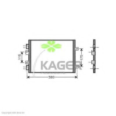 Конденсатор, кондиционер KAGER 94-6053