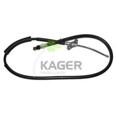 Трос, стояночная тормозная система KAGER 19-1196