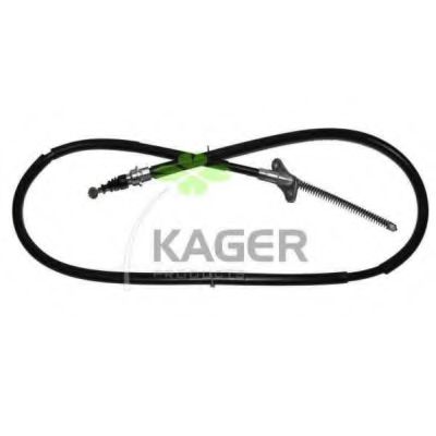 Трос, стояночная тормозная система KAGER 19-1197