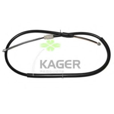 Трос, стояночная тормозная система KAGER 19-1337