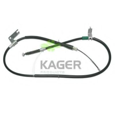 Трос, стояночная тормозная система KAGER 19-6217