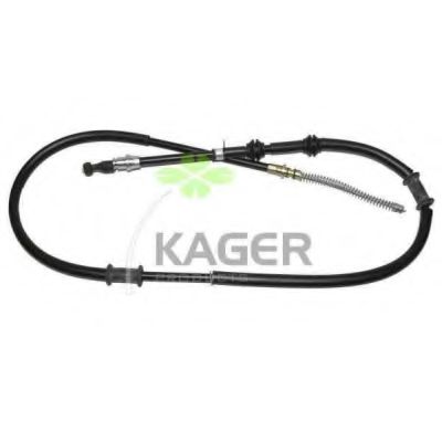 Трос, стояночная тормозная система KAGER 19-6318