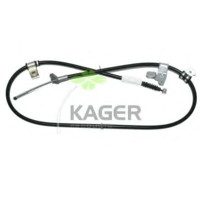 Трос, стояночная тормозная система KAGER 19-6508