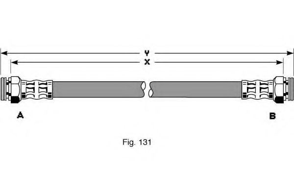 Тормозной шланг GIRLING 9001351