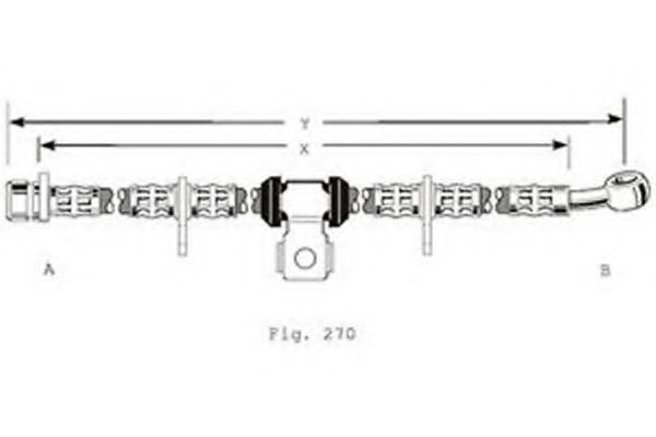 Тормозной шланг GIRLING 9004196