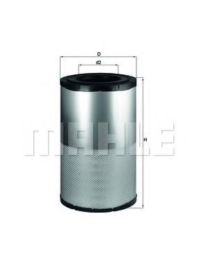 Воздушный фильтр MAHLE ORIGINAL LX 2007