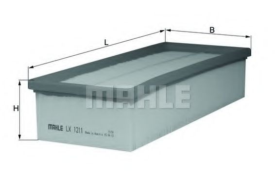 Воздушный фильтр MAHLE ORIGINAL LX1211