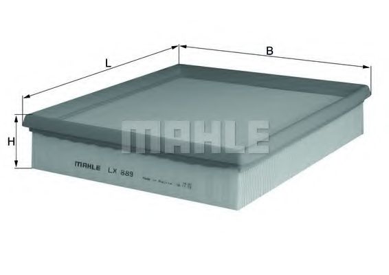 Воздушный фильтр MAHLE ORIGINAL LX 889