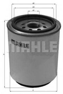 Топливный фильтр MAHLE ORIGINAL KC378D