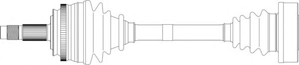Приводной вал GENERAL RICAMBI AR3044
