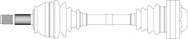Приводной вал GENERAL RICAMBI AR3052