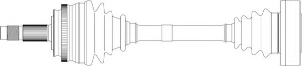 Приводной вал GENERAL RICAMBI AR3059