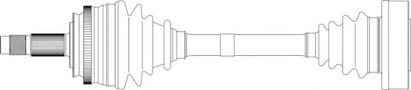 Приводной вал GENERAL RICAMBI AR3089