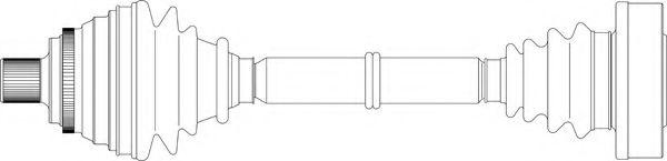 Приводной вал GENERAL RICAMBI AU3319