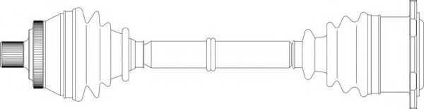 Приводной вал LÖBRO 301293