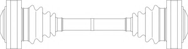 Приводной вал GENERAL RICAMBI BW3003