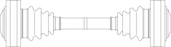 Приводной вал GENERAL RICAMBI BW3004