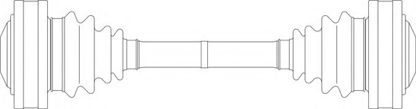 Приводной вал GENERAL RICAMBI BW3016