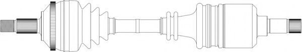 Приводной вал GENERAL RICAMBI CI3226