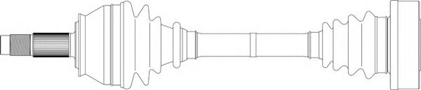 Приводной вал GENERAL RICAMBI FI3164