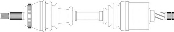 Приводной вал GENERAL RICAMBI RE3193