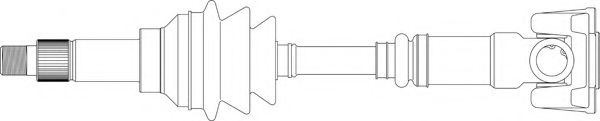 Приводной вал GENERAL RICAMBI RV3092