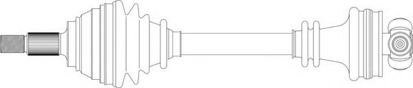 Приводной вал GENERAL RICAMBI SA3036