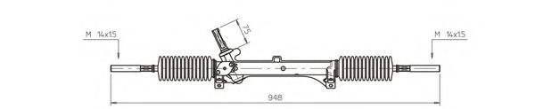 Рулевой механизм GENERAL RICAMBI PE4023