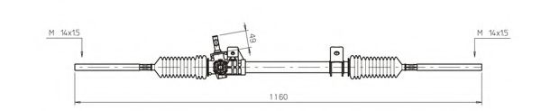 Рулевой механизм GENERAL RICAMBI RE4044