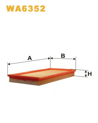 Воздушный фильтр WIX FILTERS WA6352