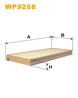 Фильтр, воздух во внутренном пространстве WIX FILTERS WP9268