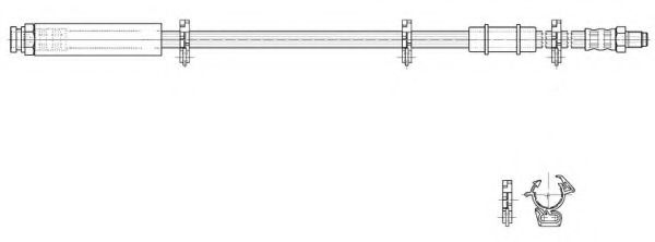 Тормозной шланг CEF 517071