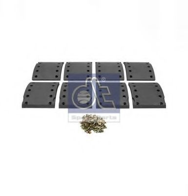 Комплект тормозных башмаков, барабанные тормоза DT 10.13002