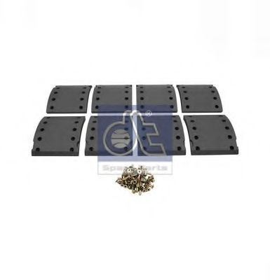 Комплект тормозных башмаков, барабанные тормоза DT 1013004