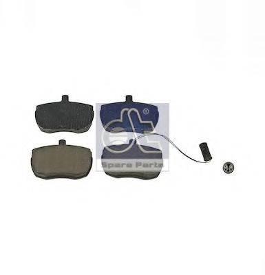 Комплект тормозных колодок, дисковый тормоз DT 7.92609