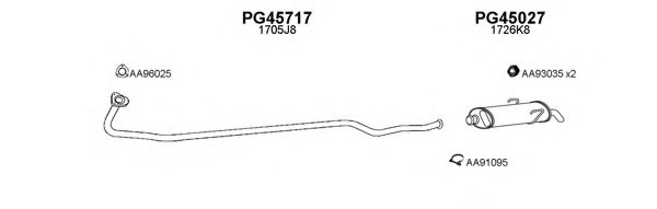 Система выпуска ОГ VENEPORTE 450354