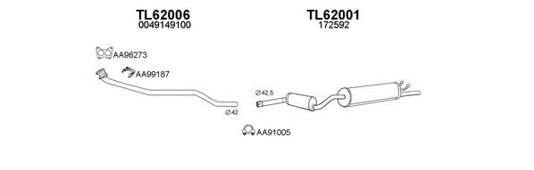 Система выпуска ОГ VENEPORTE 620004