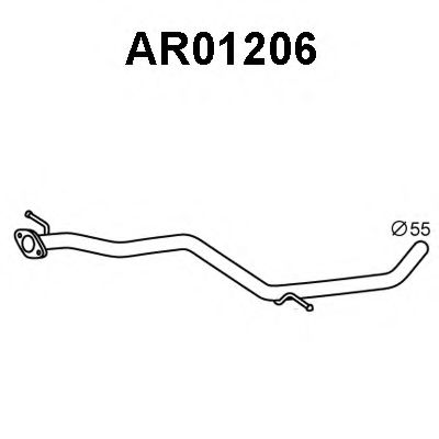 Труба выхлопного газа VENEPORTE AR01206