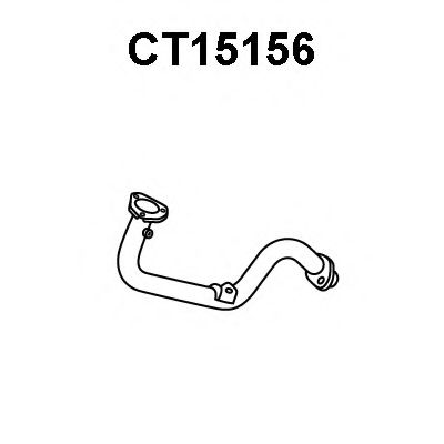 Труба выхлопного газа VENEPORTE CT15156