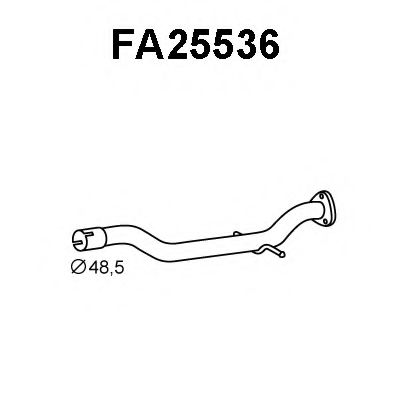 Труба выхлопного газа VENEPORTE FA25536