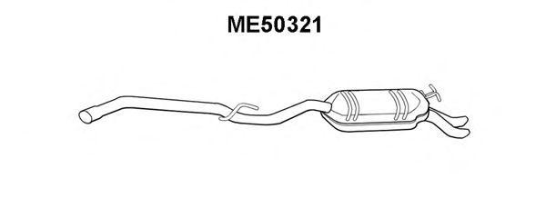 Глушитель выхлопных газов конечный VENEPORTE ME50321