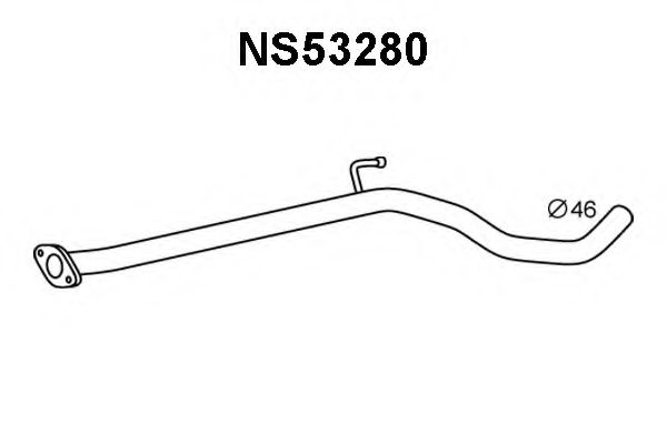 Труба выхлопного газа VENEPORTE NS53280