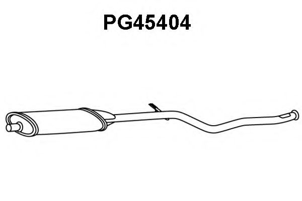 Предглушитель выхлопных газов VENEPORTE PG45404