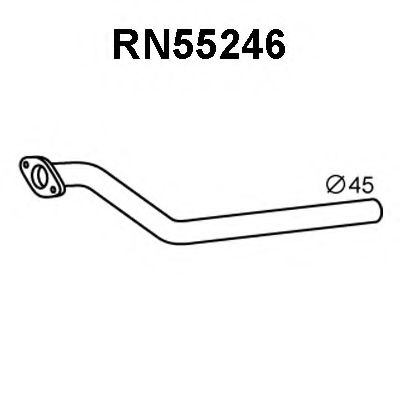 Труба выхлопного газа VENEPORTE RN55246